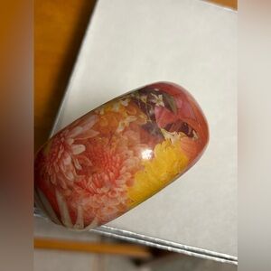 Floral 2 inch wood based Nordstrom bangle